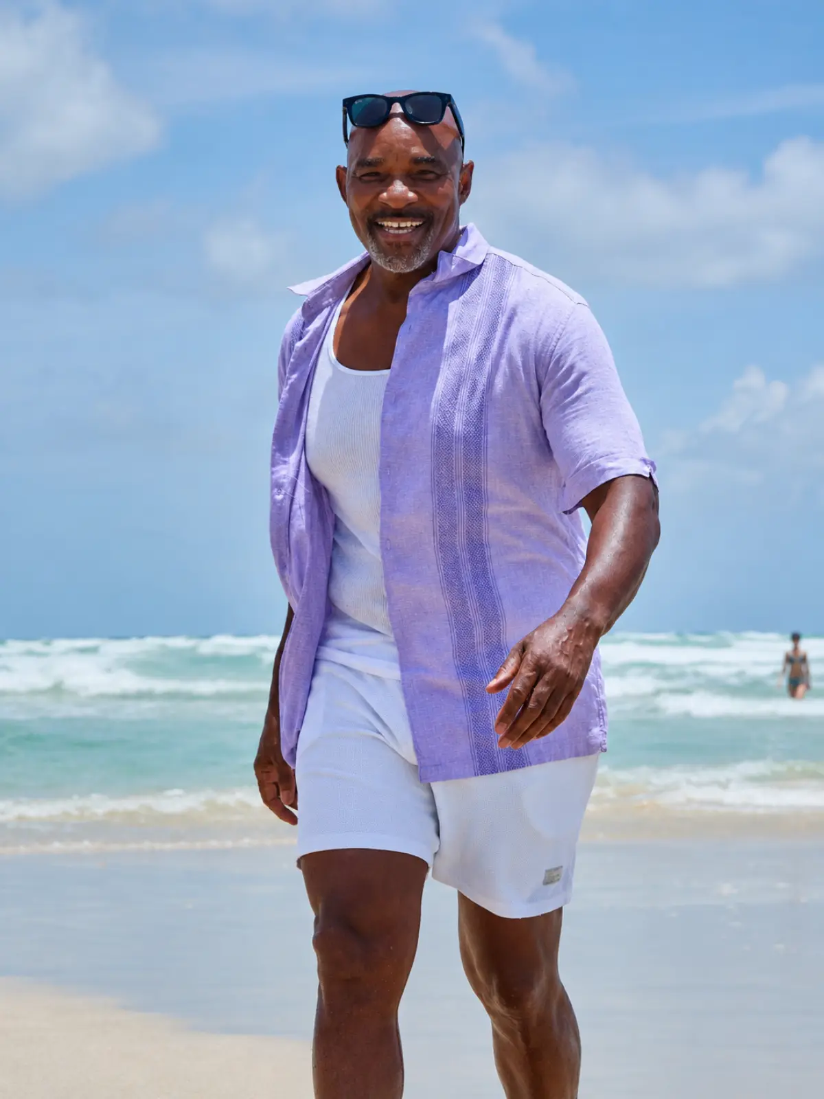 Active lifestyle and healthy-aging portrait of Nate O. Wilkins