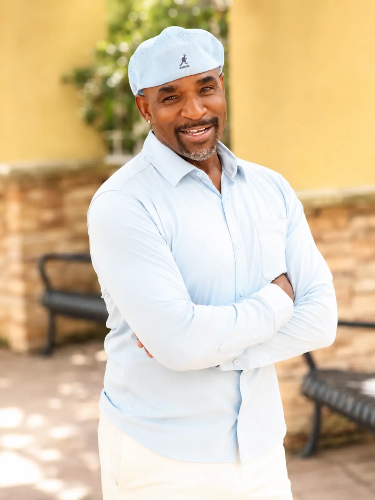 Lifestyle modeling portrait of Nate O. Wilkins