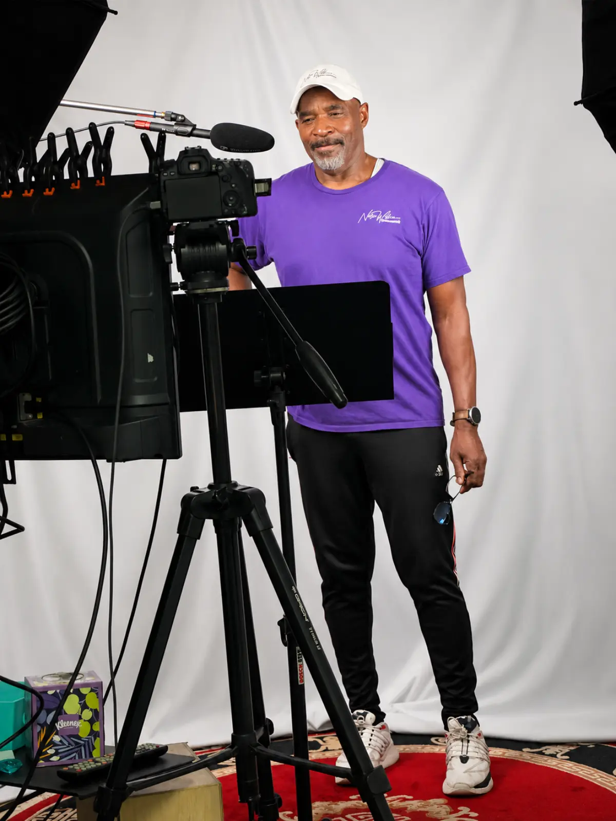 Nate O. Wilkins in a professional studio and production environment